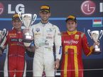 Подиум второй гонки GP2 в Венгрии