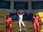 Подиум второй гонки серии GP2 в Австрии