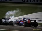 Гран При Бахрейна. Столкновение Карлоса Сайнса и Лэнса Стролла