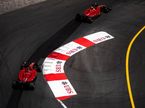 Машины Ferrari на трассе в Монако, фото XPB