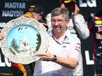 Росс Браун лично получил приз за победу команды в Гран При Венгрии