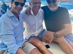 Тото Вольфф, Стефано Доменикали и Флавио Бриаторе на отдыхе, фото из социальных сетей