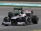 Пастор Мальдонадо за рулем Williams FW35