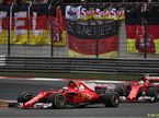 Машины Ferrari на трассе Гран При Китая