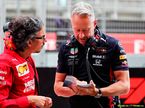 Спортивный директор Ferrari Лоран Мекис и менеджер Red Bull Racing Джонатан Уитли