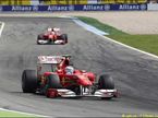 Гонщики Ferrari на трассе Гран При Германии