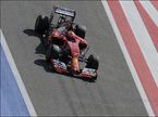 Кими Райкконен за рулём Ferrari F14 T на тестах в Бахрейне