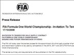 Заявление FIA