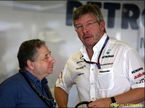 Президент FIA Жан Тодт и руководитель Mercedes AMG Росс Браун