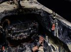 Сгоревшая машина Романа Грожана, фото F1 Exhibition