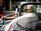 Луи Делетраз за рулём машины Haas на тестах в Абу-Даби, 2018 год