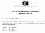 Официальное разъяснение FIA