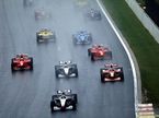 Старт Гран При Бельгии 1998 года: Деймон Хилл на 7-й позиции, но через мгновение всё изменится...