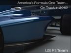 Заглушка на официальном сайте US F1
