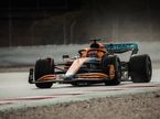 Даниэль Риккардо за рулём McLaren MCL36 в заключительный день тестов в Барселоне, фото XPB