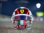 Новый шлем Шарля Леклера, фото пресс-службы Ferrari