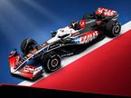 Машина Haas в специальой раскраске,  посвящённой Гран При США, фото Haas F1