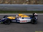 Найджел Мэнселл за рулём Williams FW14B на Гран При Португалии 1992 года
