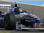 Деймон Хилл за рулём Williams FW18, 2010 год