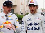 Макс Ферстаппен и Пьер Гасли на прошлогоднем Гран При Бахрейна
