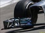 Переднее антикрыло Mercedes на Гран При Германии