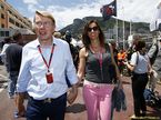 Мика Хаккинен и его супруга на Гран При Монако