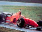 Михаэль Шумахер за рулём Ferrari F310 на Гран При Испании 1996 года, фото пресс-службы Скудерии