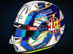 Раскраска шлема Ландо Норриса для Гран При 70-летия