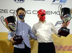 Оскар Пиастри и Мик Шумахер на церемонии награждения FIA, 2020 год