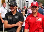 23-летний Пьетро Фиттипальди и слушатель академии Ferrari 18-летний Энцо Фиттипальди