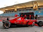 Себастьян Феттель на тестах шин Pirelli в Бахрейне