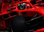 Кими Райкконен за рулём Ferrari на трассе в Хоккенхайме