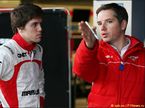 Луис Разиа (слева) на тестах в Хересе зимой 2013 года успел поработать с командой Marussia