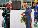 Льюис Хэмилтон с гонщиками McLaren