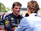 Педро де ла Роса берёт интервью у Макса Ферстаппена, победителя Гран При Испании