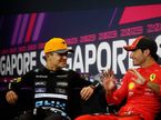Карлос Сайнс и Ландо Норрис после Гран При Сингапура, фото XPB