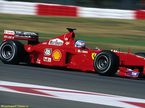 Мика Сало за рулём Ferrari на трассе Гран При Европы, 1999 год