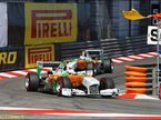 Пилоты Force India на трассе Гран При Монако