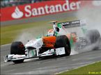 Адриан Сутил на трассе Гран При Великобритании