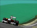 Адриан Сутил на трассе Гран При Бразилии