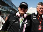 Отмар Сафнауэр (справа) и Андреас Вайссенбахер, глава компании BWT, спонсора Force India