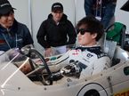 Юки Цунода за рулём исторической машины Brabham BT16 с двигателем Honda, фото из социальных сетей