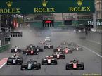 Старт гонки Формулы 2