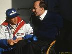 Айртон Сенна и Фрэнк Уильямс, снимок сделан на Гран При Сан-Марино 1 мая 1994 года