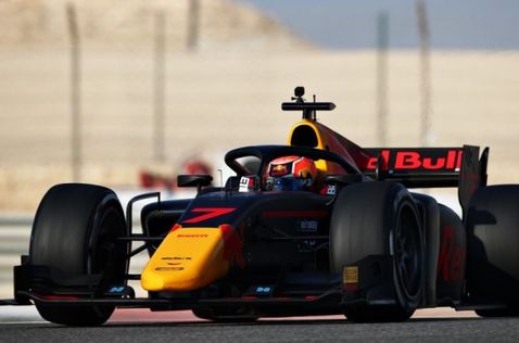 Джейхан Дарувала на тестах в Бахрейне, фото пресс-службы Формулы 2