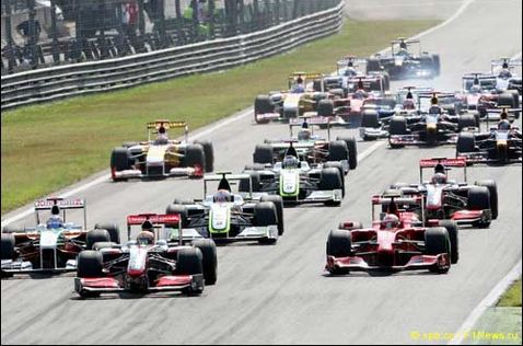 Старт Гран При Италии 2009 года