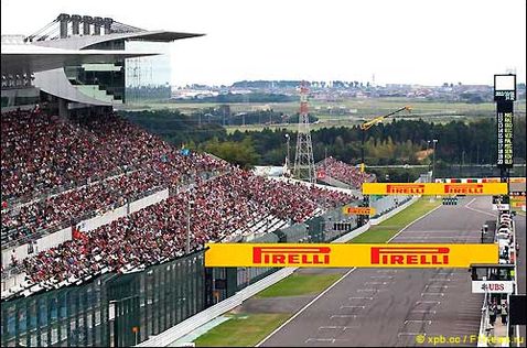 Стартовое поле Гран При Японии 2012