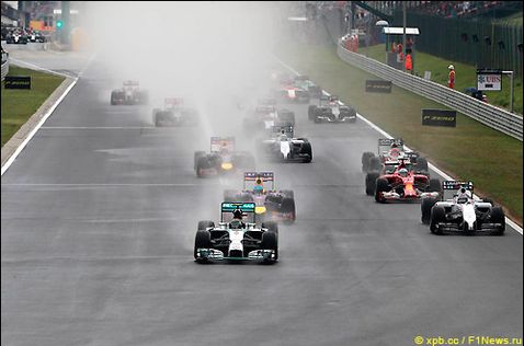Старт Гран При Венгрии 2014