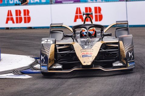 Антониу Феликс да Кошта на трассе New York E-Prix, фото пресс-службы DS Teechetah