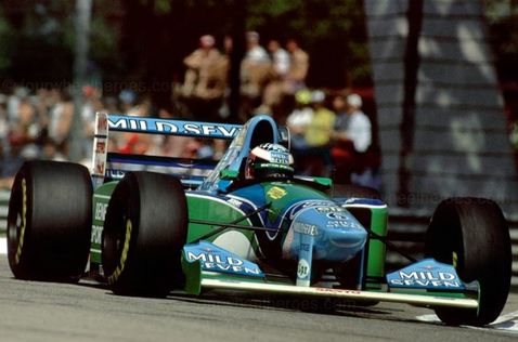 Джей-Джей Лехто за рулём Benetton в Имоле, 1994 год